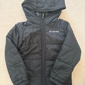 Columbia Reversible Kids Black Puffer Jacket